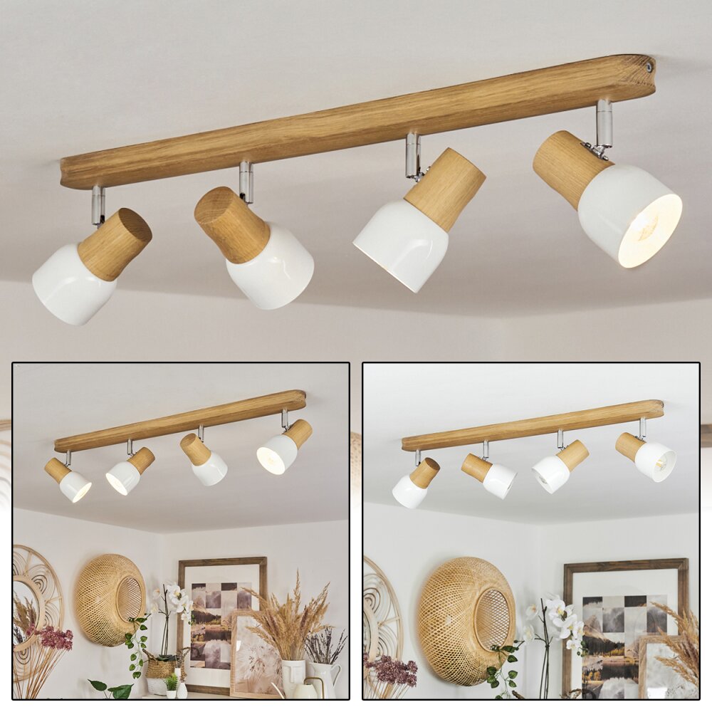 Breuvannes Taklampa, Takstrålkastare Krom, Naturfärger, 4-ljuskällor main product photo