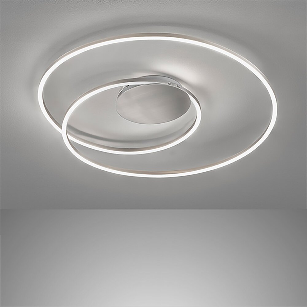 Honsel Lampor Holy Taklampa LED Nickel matt, 1-ljuskällor, Fjärrkontroll main product photo