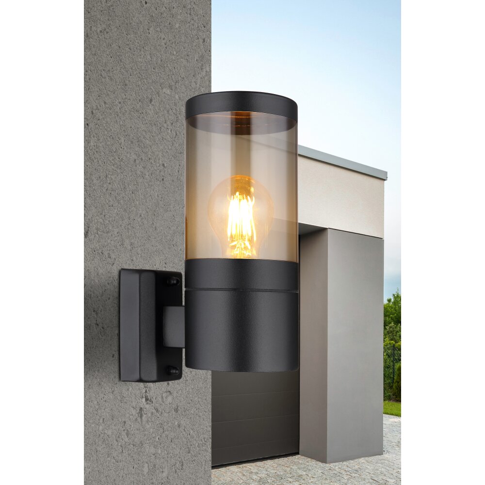 Globo XELOO vägglampa utomhus Svart, 1-ljuskällor main product photo