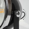Foverup Bordslampa Krom, Nickel matt, Svart, 1-ljuskällor