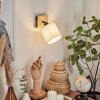Alsen Vägglampa, Väggspotlight Trä ljus, Svart, 1-ljuskällor