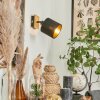 Alsen Vägglampa, Väggspotlight Naturfärger, Svart, 1-ljuskällor