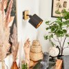 Alsen Vägglampa, Väggspotlight Naturfärger, Svart, 1-ljuskällor
