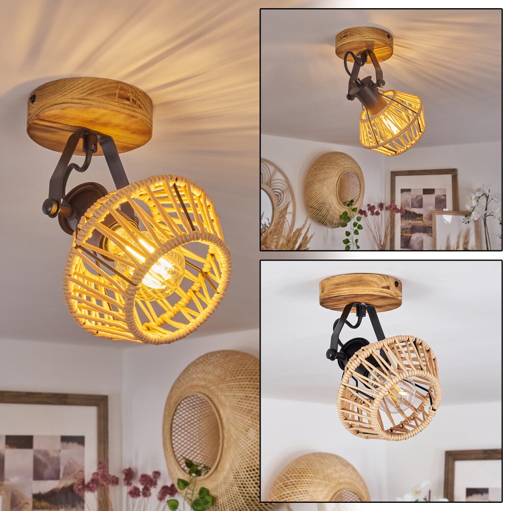 Auboncourt Taklampa, Takstrålkastare Naturfärger, 1-ljuskällor main product photo