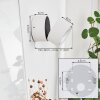 Laonsana Vägglampa, Väggspotlight LED Vit, 1-ljuskällor