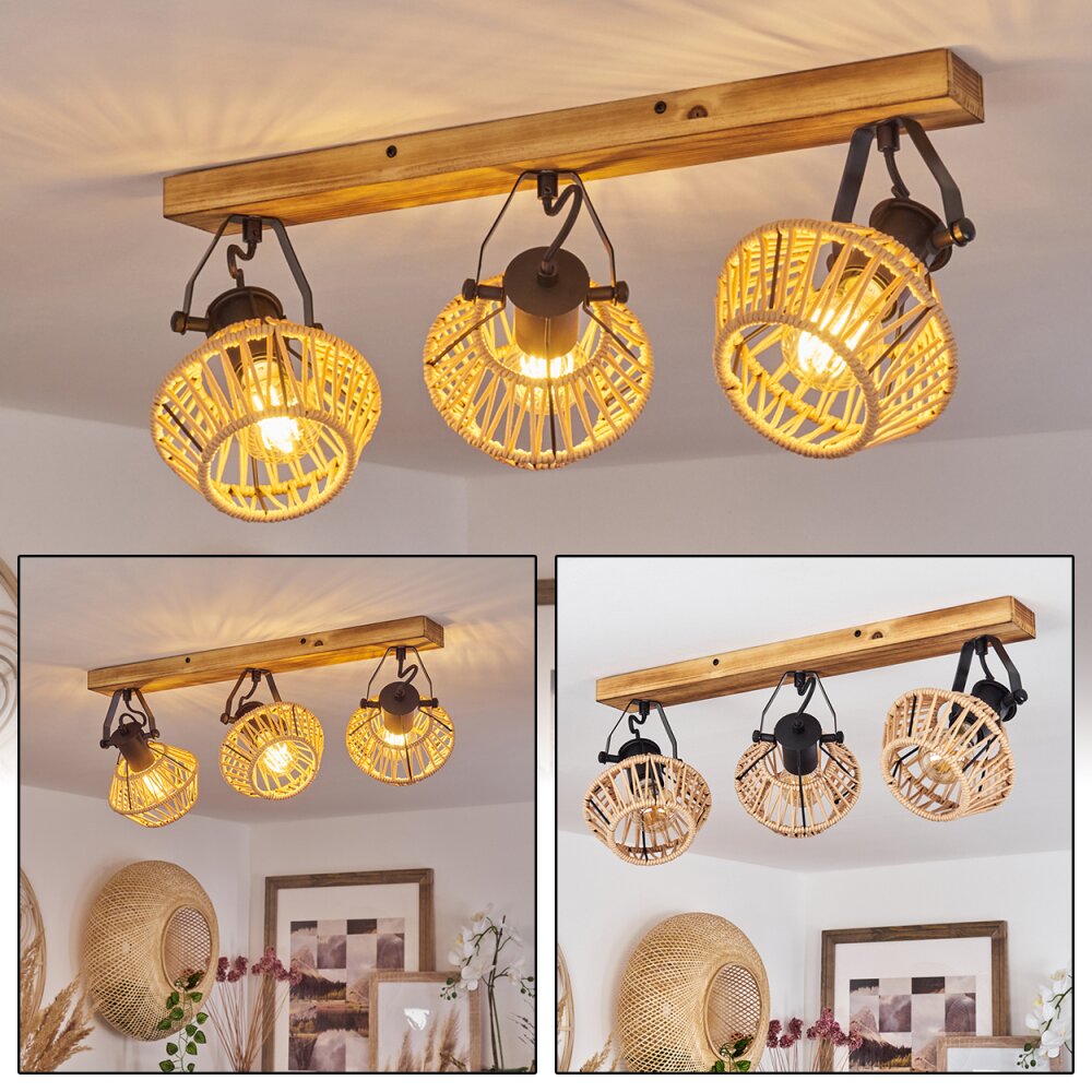 Auboncourt Taklampa, Takstrålkastare Naturfärger, 3-ljuskällor main product photo