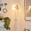 Janze strålkastare, Golvlampa LED Vit, 2-ljuskällor