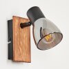 Murianette Vägglampa, Väggspotlight Naturfärger, Svart, 1-ljuskällor