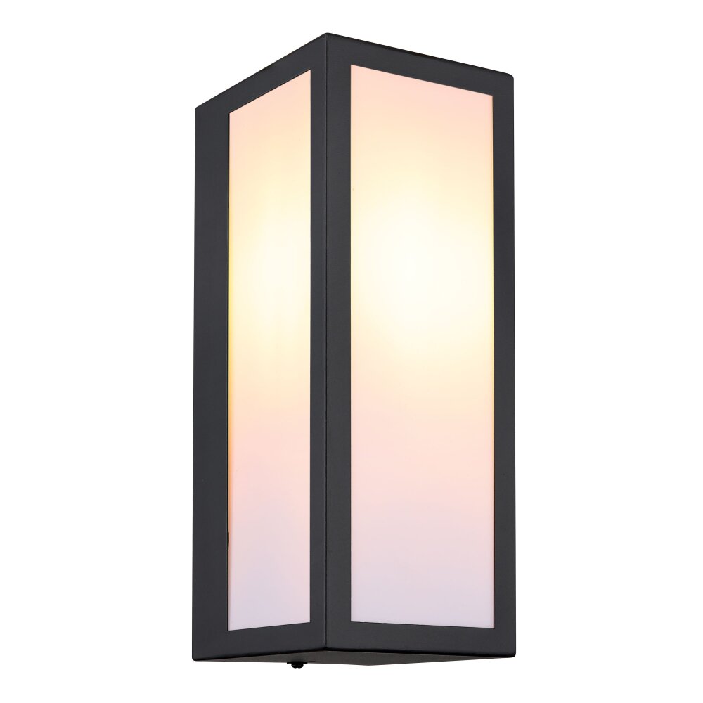 Globo GUNDULA vägglampa utomhus Svart, 1-ljuskällor main product photo