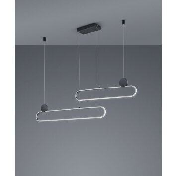 Trio Lampor Grant Pendelbelysning LED Aluminium, 1-ljuskällor