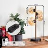 Alden Bordslampa LED Amber, Champagne Färger, 4-ljuskällor