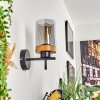 Amignon Vägglampa Naturfärger, Svart, 1-ljuskällor