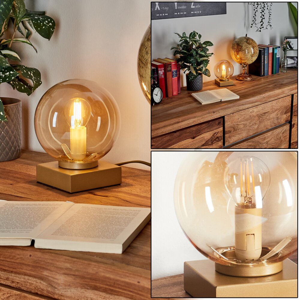 Rascoupet Bordslampa Guld, 1-ljuskällor main product photo