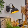 Llanage Vägglampa, Väggspotlight Svart, Vit, 1-ljuskällor