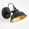 Llanage Vägglampa, Väggspotlight Svart, Vit, 1-ljuskällor