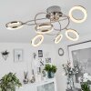 Frans Taklampa LED Nickel matt, 1-ljuskällor