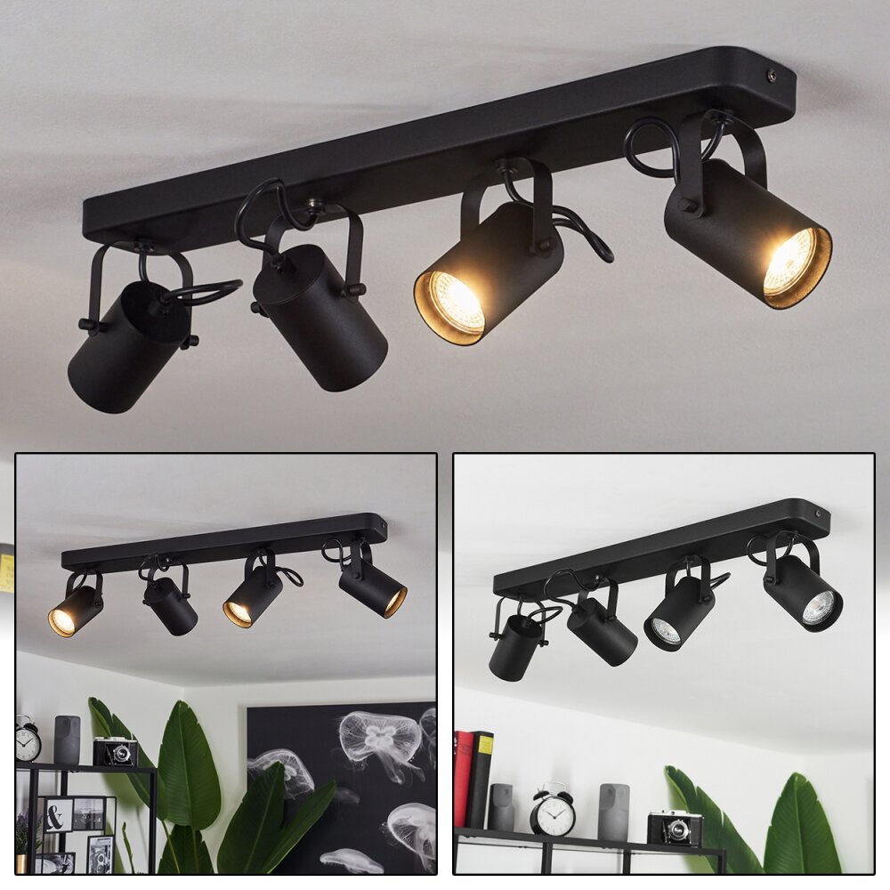 Kergus Taklampa, Takstrålkastare Svart, 4-ljuskällor main product photo