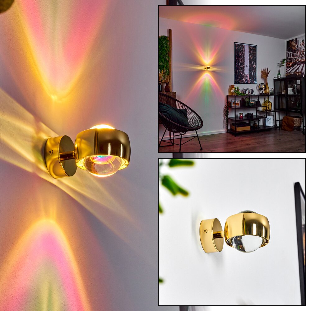 Sapri Up & Down Lampa, Vägglampa Guld, 1-ljuskällor main product photo