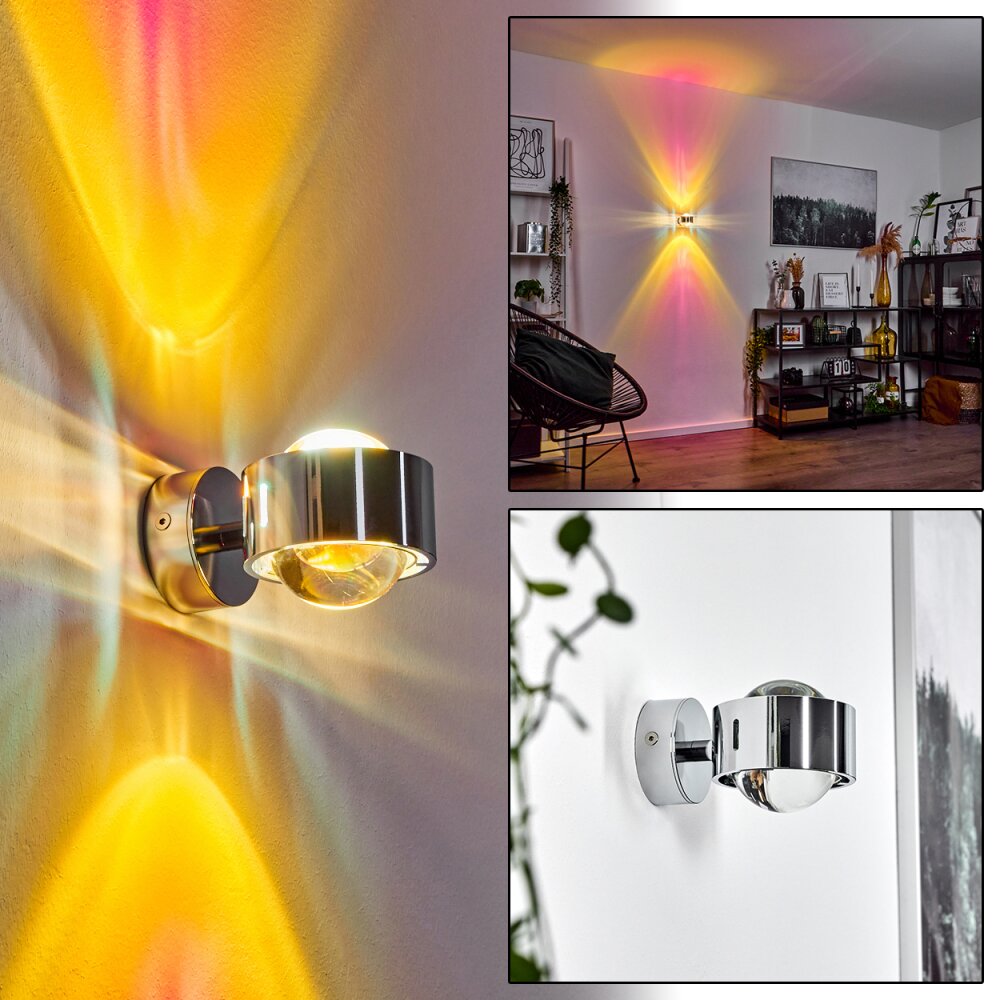 Sapri Up & Down Lampa, Vägglampa Krom, 1-ljuskällor main product photo