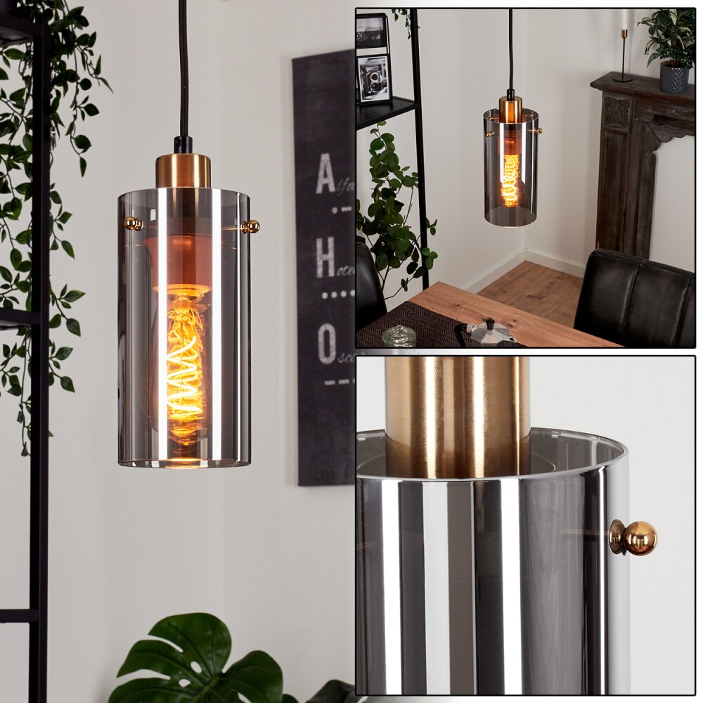 Vaurois Pendellampa Mässing, Svart, 1-ljuskällor main product photo