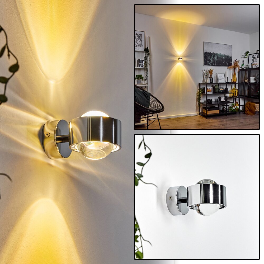 Sapri Up & Down Lampa, Vägglampa Krom, 1-ljuskällor main product photo
