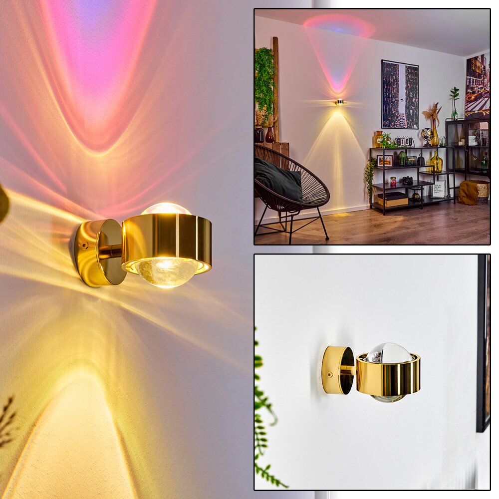 Sapri Up & Down Lampa, Vägglampa Guld, 1-ljuskällor main product photo