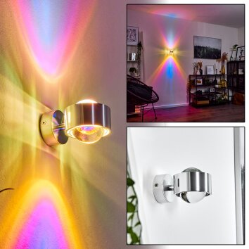 Sapri Up & Down Lampa, Vägglampa Silver, 1-ljuskällor Sapri Up & Down Lampa, Vägglampa Silver, 1-ljuskällor