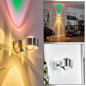 Sapri Up & Down Lampa, Vägglampa Silver, 1-ljuskällor Sapri Up & Down Lampa, Vägglampa Silver, 1-ljuskällor