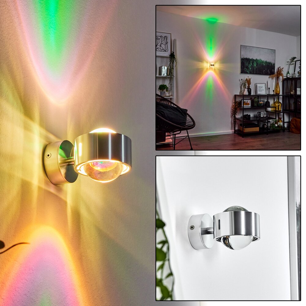 Sapri Up & Down Lampa, Vägglampa Silver, 1-ljuskällor main product photo