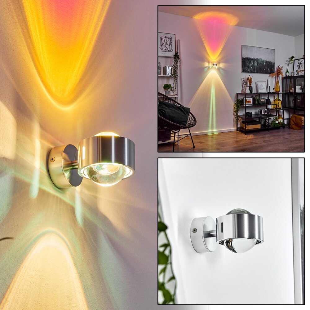 Sapri Up & Down Lampa, Vägglampa Silver, 1-ljuskällor main product photo