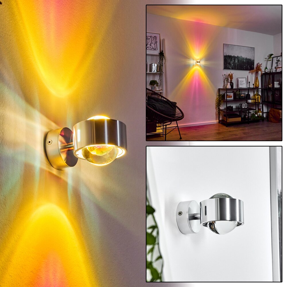 Sapri Up & Down Lampa, Vägglampa Silver, 1-ljuskällor main product photo