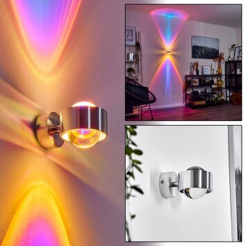 Sapri Up & Down Lampa, Vägglampa Silver, 1-ljuskällor Sapri Up & Down Lampa, Vägglampa Silver, 1-ljuskällor