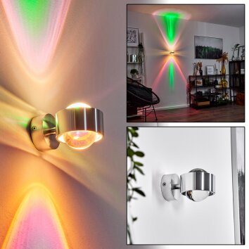 Sapri Up & Down Lampa, Vägglampa Silver, 1-ljuskällor Sapri Up & Down Lampa, Vägglampa Silver, 1-ljuskällor