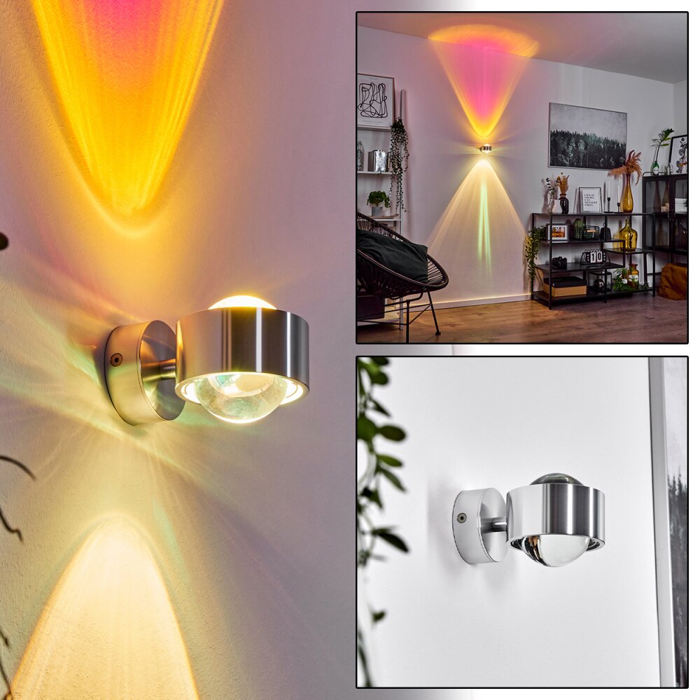 Sapri Up & Down Lampa, Vägglampa Silver, 1-ljuskällor main product photo