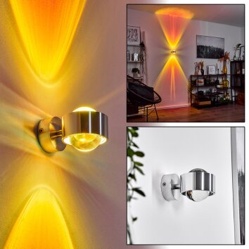 Sapri Up & Down Lampa, Vägglampa Silver, 1-ljuskällor