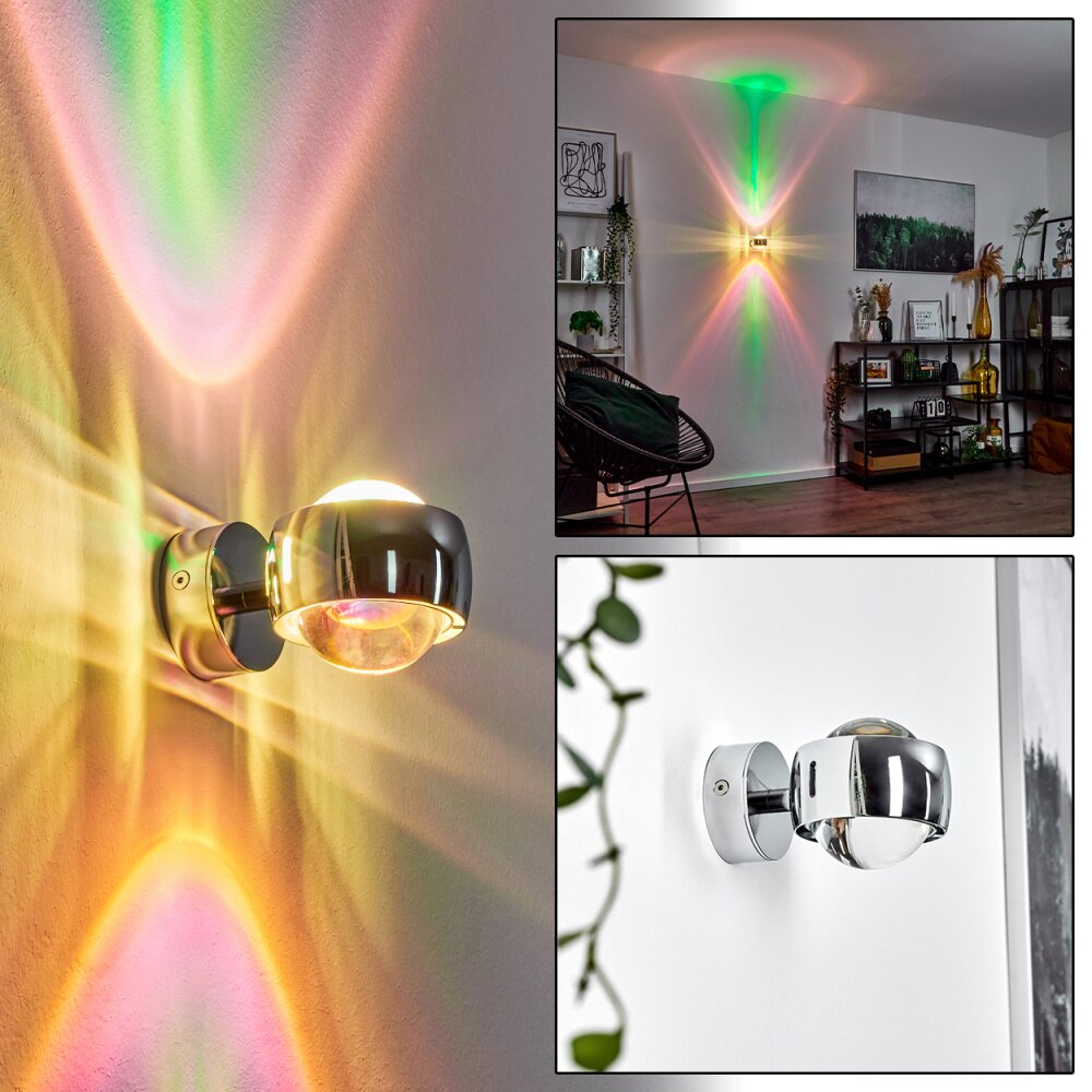 Sapri Up & Down Lampa, Vägglampa Krom, 1-ljuskällor main product photo