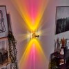 Sapri Up & Down Lampa, Vägglampa Nickel matt, 1-ljuskällor