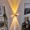 Sapri Up & Down Lampa, Vägglampa Nickel matt, 1-ljuskällor