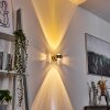 Sapri Up & Down Lampa, Vägglampa Nickel matt, 1-ljuskällor