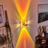 Sapri Up & Down Lampa, Vägglampa Nickel matt, 1-ljuskällor