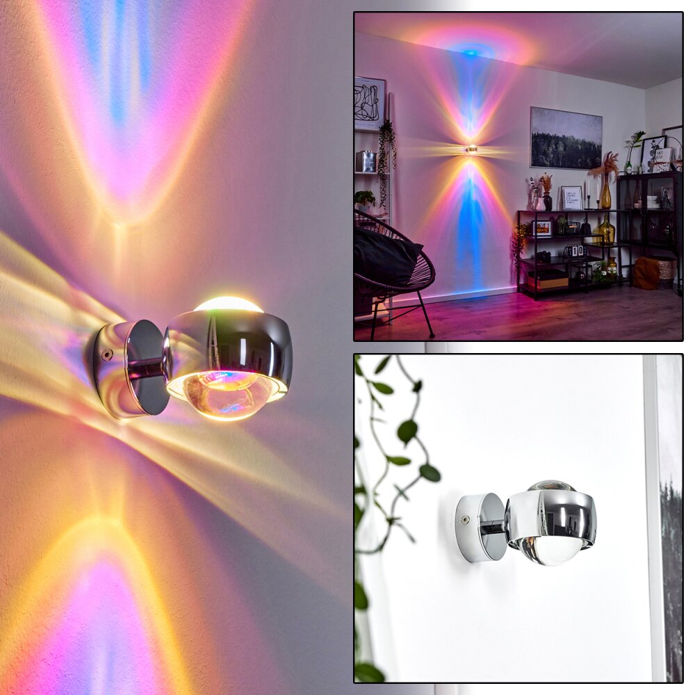 Sapri Up & Down Lampa, Vägglampa Krom, 1-ljuskällor main product photo