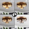 Huallilemu Taklampa LED Mässing, Vit, 3-ljuskällor