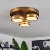 Huallilemu Taklampa LED Mässing, Vit, 3-ljuskällor