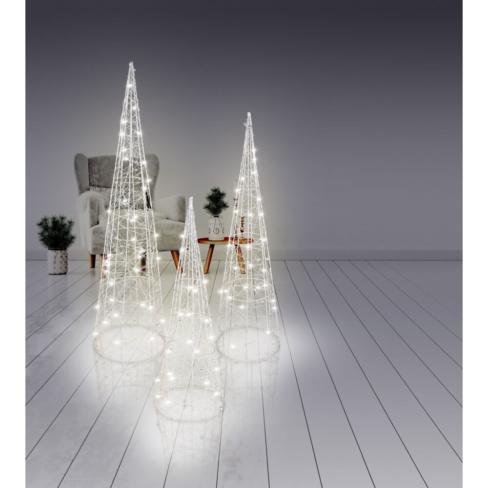 Globo KEGEL dekorativ belysning, Golvlampa, Bordslampa LED Silver, 1-ljuskällor main product photo