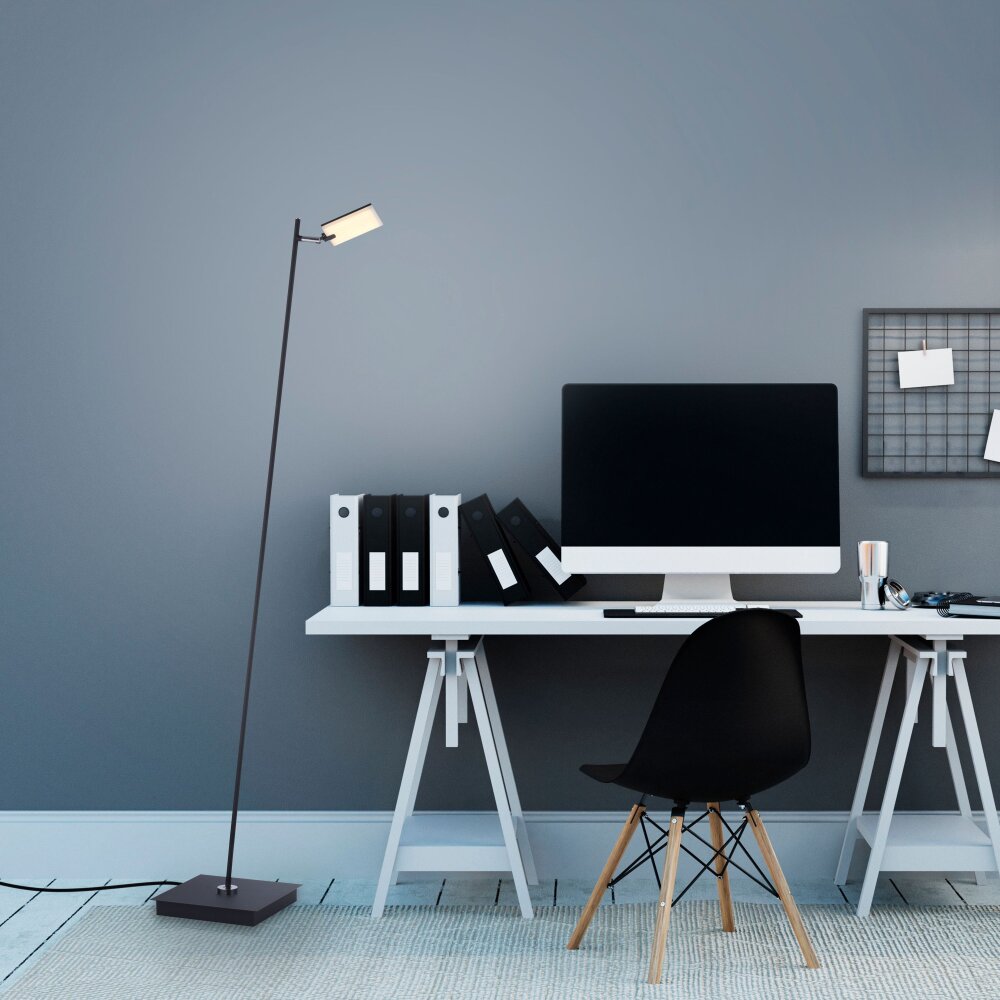 Paul Neuhaus Lampor PURE-MIRA Golvlampa, Läslampa LED Svart, 1-ljuskällor, Fjärrkontroll main product photo