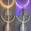 Paul Neuhaus Q-Serie Q-ARKOA Taklampa LED Stål borstat, 1-ljuskällor, Fjärrkontroll, Färgväxlare