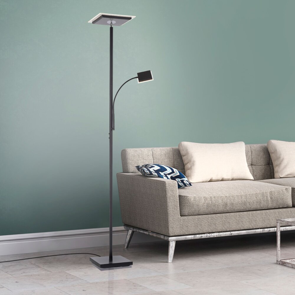 Leuchten Direkt HANS strålkastare, Golvlampa LED Svart, 2-ljuskällor main product photo