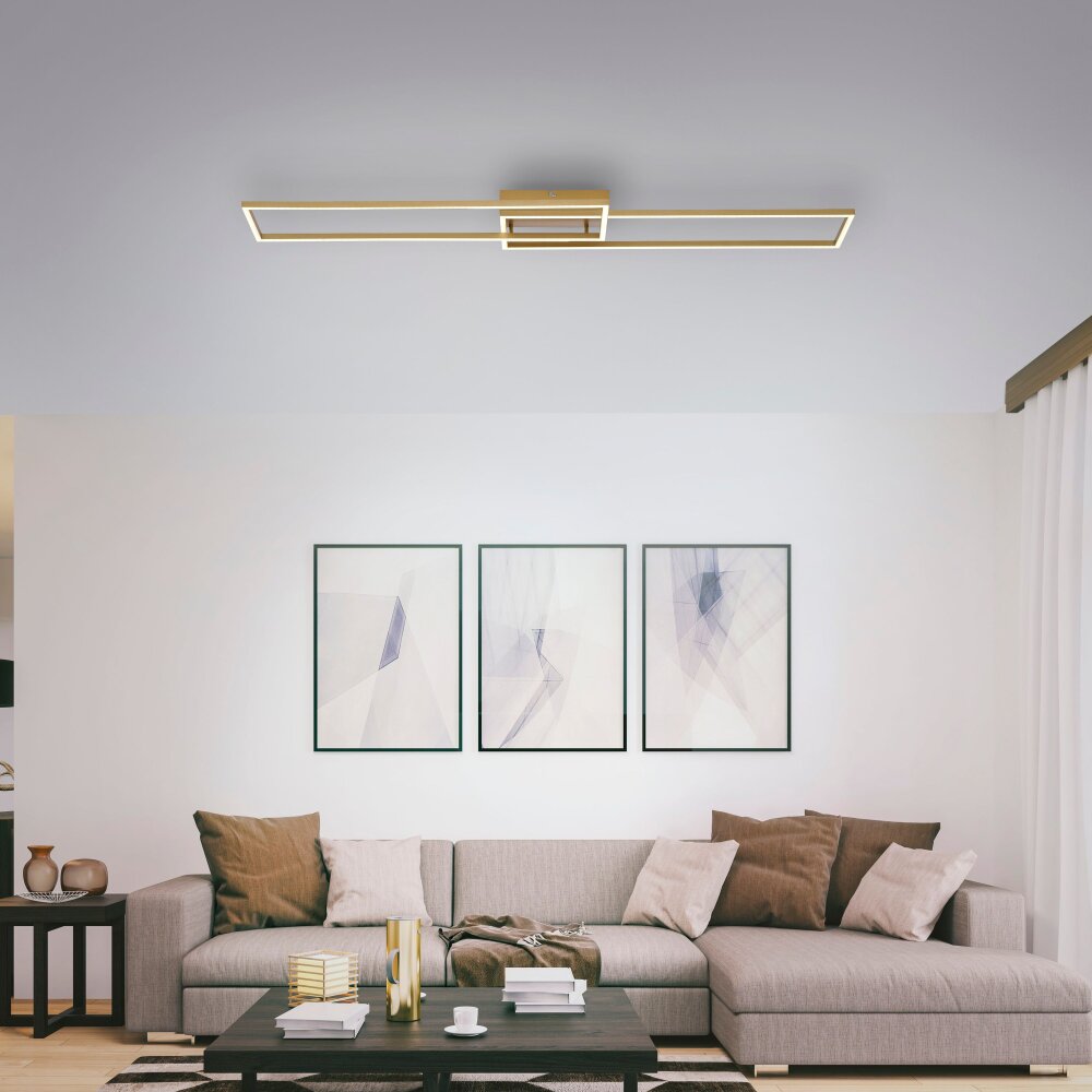 Leuchten Direkt IVEN Taklampa LED Mässing, 2-ljuskällor, Fjärrkontroll main product photo