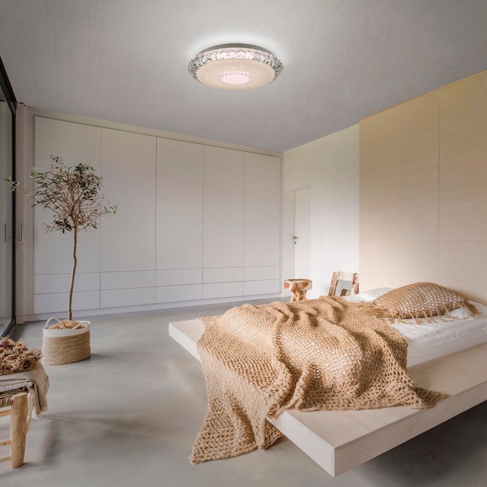 Leuchten Direkt LUCCA Taklampa LED Vit, 1-ljuskällor, Fjärrkontroll main product photo