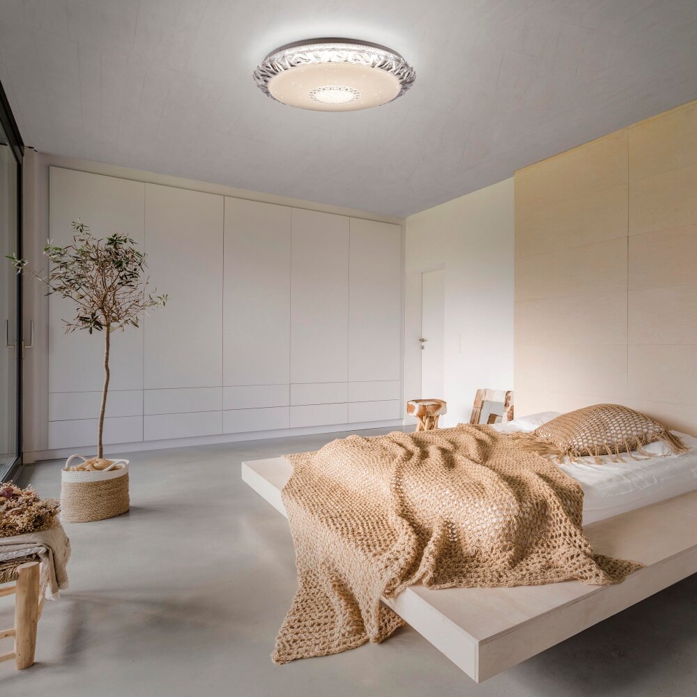 Leuchten Direkt LUCCA Taklampa LED Vit, 1-ljuskällor, Fjärrkontroll main product photo